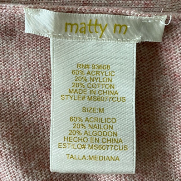NWOT matty m Soft Long Cardigan - Picture 9 of 12